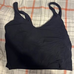 Black lululemon align tank top